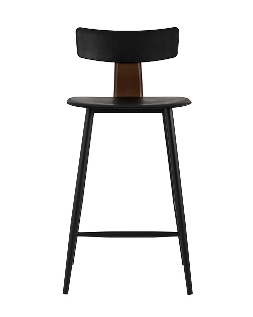 Полубарный стул Stool Group ANT пластиковый черный 8333A black изображение 2 Полубарный стул Stool Group ANT пластиковый черный 8333A black Фото № 2