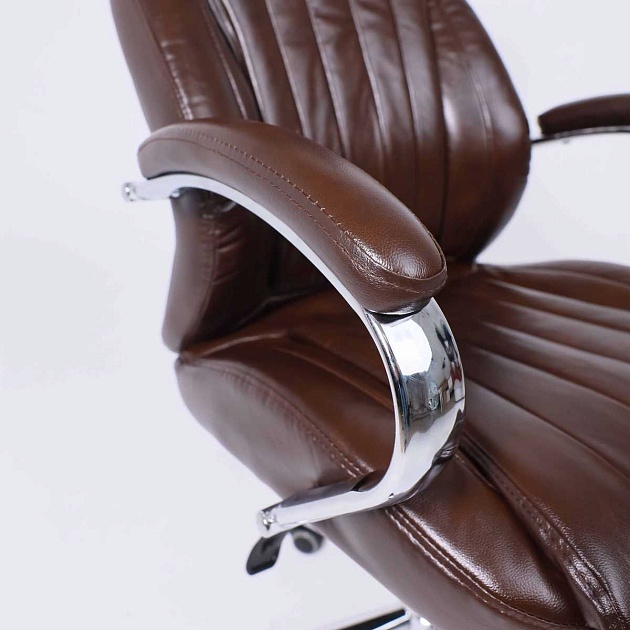 Кресло руководителя AksHome Mastif натуральная кожа, коричневый 95532 изображение 9 Кресло руководителя AksHome Mastif натуральная кожа, коричневый 95532 Фото № 9