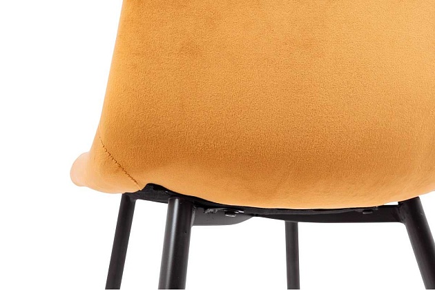 Кухонный стул AksHome Dallas горчичный, велюр 76330 Фото № 4