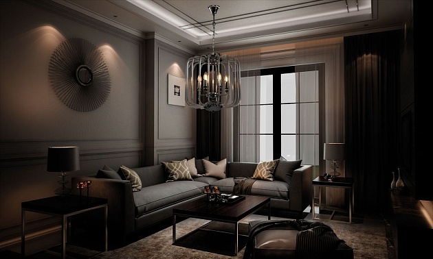 Подвесная люстра iLamp Mono P2481-6 CR Фото № 3