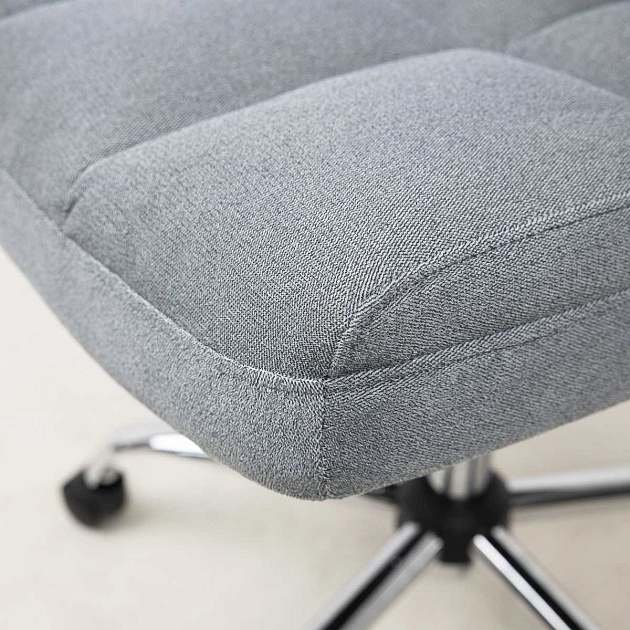 Кресло руководителя AksHome Caesar серый, велюр 86365 Фото № 8