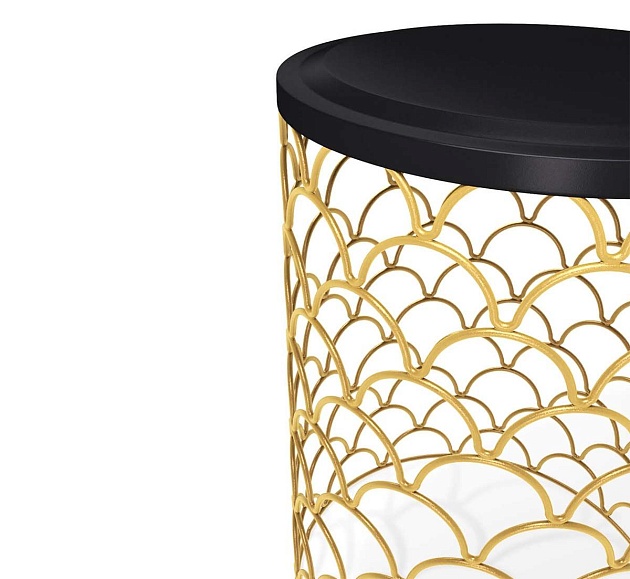 Кофейный стол Sheffilton SHT-CT24 золото/черный муар 3950027103 изображение 2 Кофейный стол Sheffilton SHT-CT24 золото/черный муар 3950027103 Фото № 2