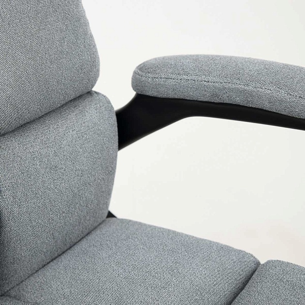 Кресло руководителя AksHome Caesar серый, велюр 86365 Фото № 5