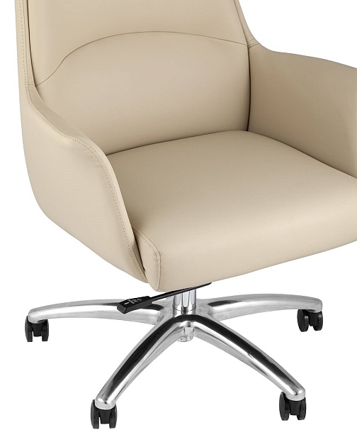 Кресло руководителя TopChairs Viking бежевое A025 DL001-3 Фото № 2