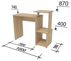 Компьютерный стол Woodville Джаз-30 440397 2