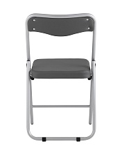 Складной стул Stool Group Джонни экокожа серый каркас металлик fb-jonny-eco-17met 4