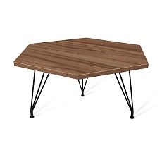 Журнальный стол Sheffilton SHT-TU29/ЛДСП 70 чёрный муар/орех тьеполо 4285920501