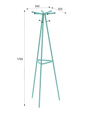 Напольная вешалка Мебелик Галант 217 007155 2