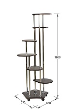 Подставка для цветов Калифорния Шестерочка венге 5508278906 3