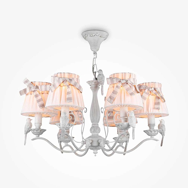 Подвесная люстра Maytoni Bird ARM013-06-W Фото № 7