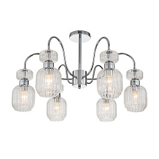 Потолочная люстра Escada Gloss 1141/6PL Chrome/Clear 3