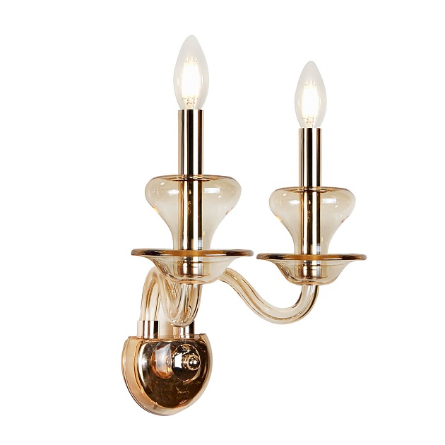 Бра iLamp Mercury W9448-2 Gold изображение 2 Бра iLamp Mercury W9448-2 Gold Фото № 2