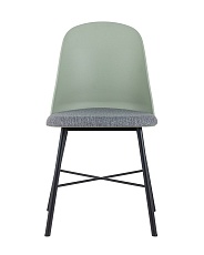 Кухонный стул Stool Group Shell с мягким сиденьем серо-зеленый 8336 greyish green 70077 1