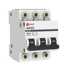 Выключатель нагрузки 3P 63А ВН-29 Basic SL29-3-63-bas