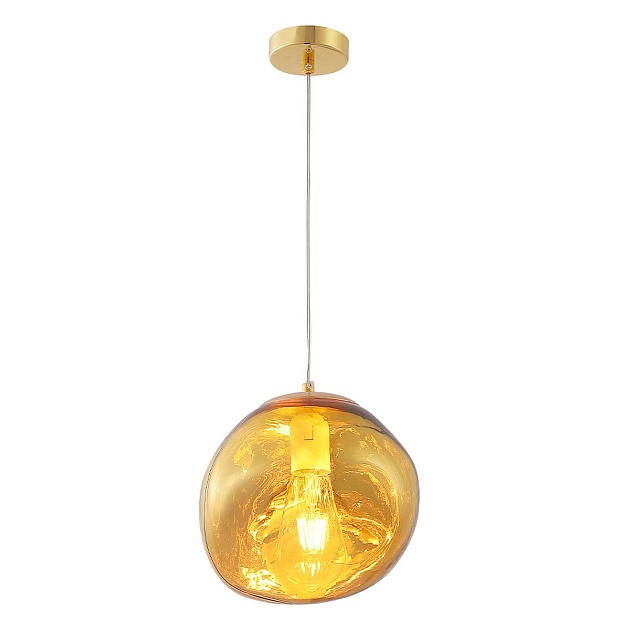 Подвесной светильник Crystal Lux Malaga SP1 D200 Gold Фото № 1