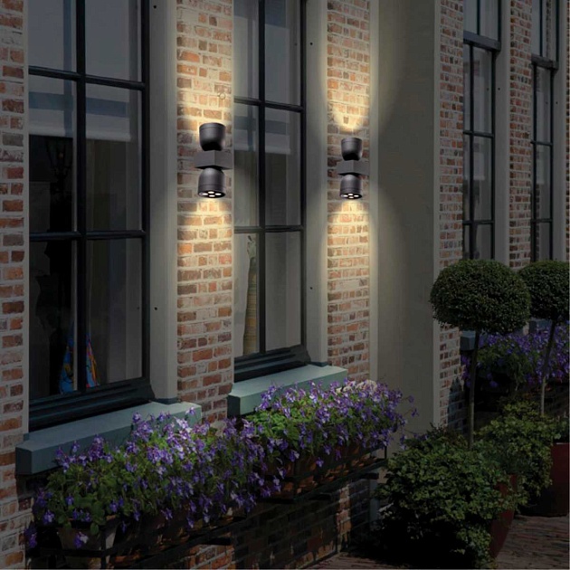 Уличный настенный светодиодный светильник Novotech Street Galeati 358114 Фото № 3