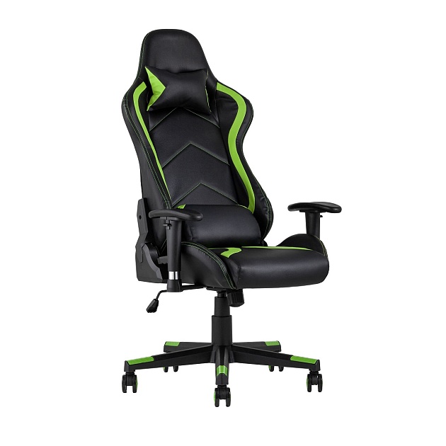 Игровое кресло TopChairs Cayenne зеленое SA-R-909 green Фото № 1