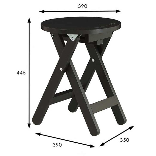 Табурет Мебелик Складной 008419 изображение 3 Табурет Мебелик Складной 008419 Фото № 3