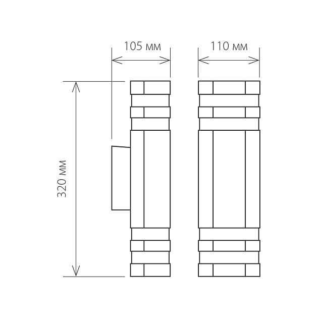 Уличный настенный светильник Elektrostandard Techno 1443 a032626 изображение 2 Уличный настенный светильник Elektrostandard Techno 1443 a032626 Фото № 2
