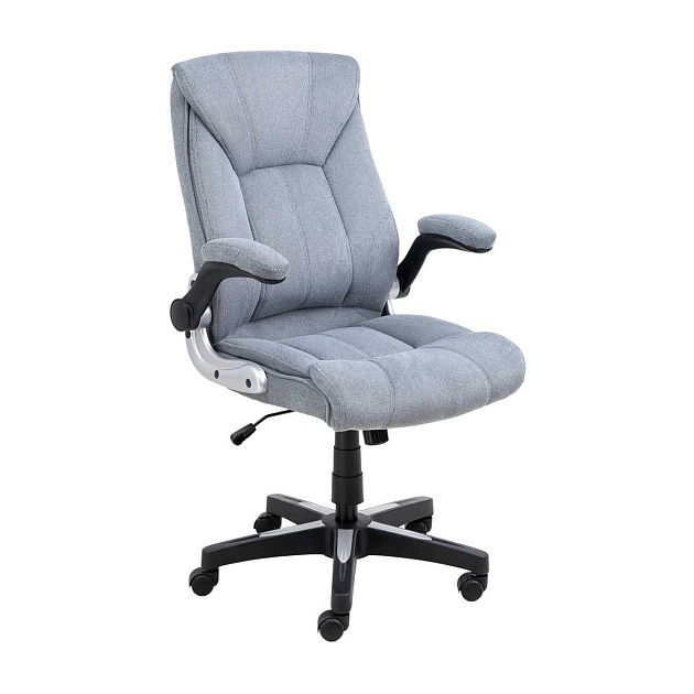 Кресло руководителя AksHome Galio серый, велюр 86372 Фото № 1