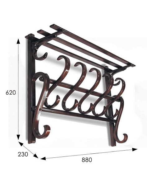 Настенная вешалка Мебелик В 7Н 001932 Фото № 3