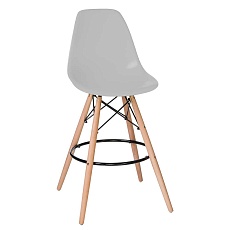 Стул барный DOBRIN DSW BAR (ножки светлый бук, цвет сиденья светло-серый (GR-01)) 638GPP-LMZL DSW BAR