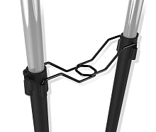 Гардеробная вешалка Sheffilton SHT-WR4150 черный/черный муар/хром лак 3290396001 2