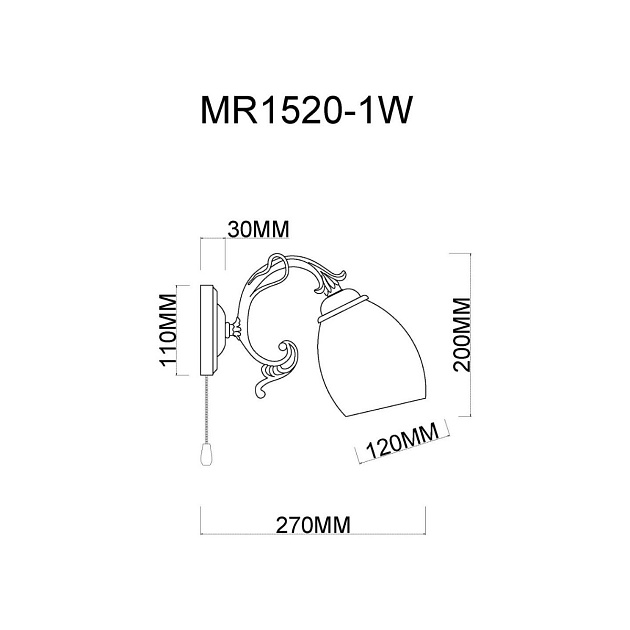 Бра MyFar Biene MR1520-1W Фото № 2