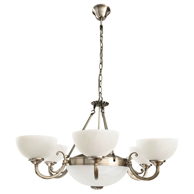 Подвесная люстра Arte Lamp Windsor White A3777LM-6-2AB Фото № 1