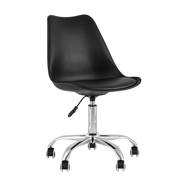 Офисный стул Stool Group BLOK пластиковый черный Y818 black изображение 1 Офисный стул Stool Group BLOK пластиковый черный Y818 black Фото № 1