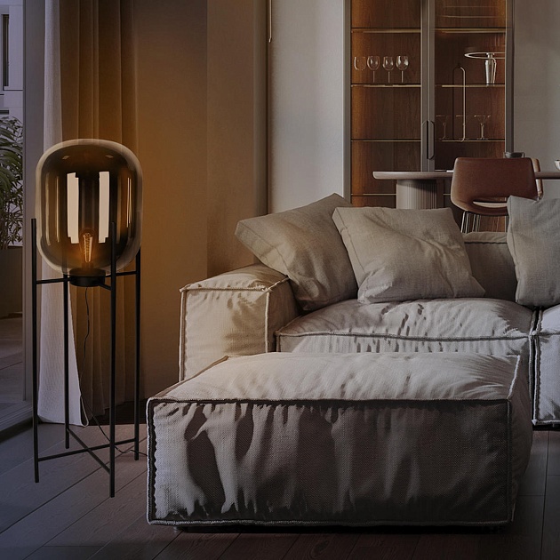 Торшер Loft IT Oda 10195F/1600 Amber изображение 5 Торшер Loft IT Oda 10195F/1600 Amber Фото № 5