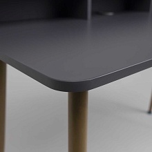 Письменный стол AksHome Jasper серый, металл 86201 4