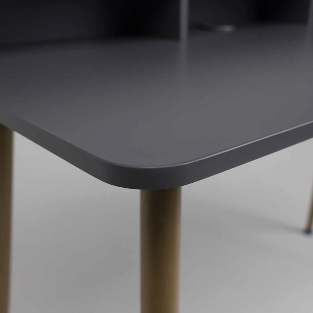 Письменный стол AksHome Jasper серый, металл 86201 изображение 5 Письменный стол AksHome Jasper серый, металл 86201 Фото № 5