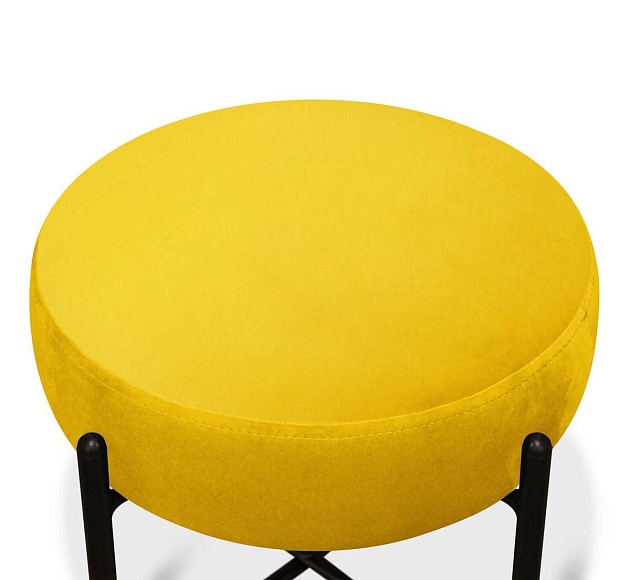 Пуф Sheffilton SHT-B4 желтый/черный муар 2347987702 изображение 5 Пуф Sheffilton SHT-B4 желтый/черный муар 2347987702 Фото № 5