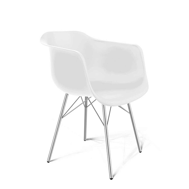 Стул Sheffilton SHT-ST31/S64 белый / хром лак 7554867704 Фото № 1