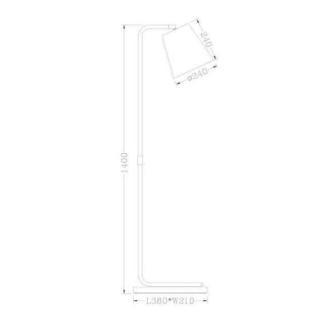Торшер Lucide Cona 71745/01/31 изображение 2 Торшер Lucide Cona 71745/01/31 Фото № 2