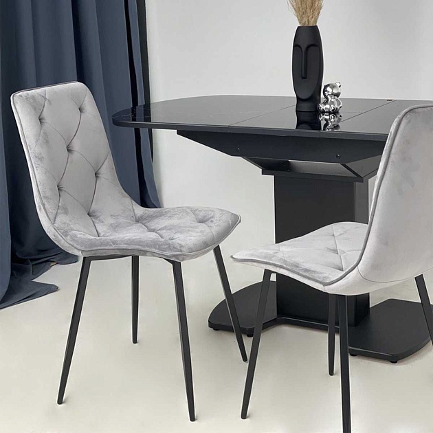 Кухонный стул AksHome Mira светло-серый, велюр 67049 Фото № 7