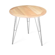 Кухонный стол Sheffilton SHT-TU10/ТT4 70 БУК на металлическом подКухонный столье хром лак/прозрачный 4065794601