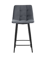 Полубарный стул Stool Group Джанго велюр тёмно-серый vd-django-b27 2