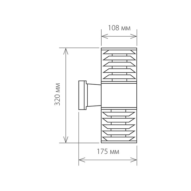 Уличный настенный светильник Elektrostandard 1407 Techno a032609 Фото № 2