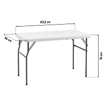 Комплект складной мебели Stool Group белый УТ000036671 1