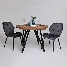 Кухонный стул AksHome Congo темно-серый, велюр 90024 2