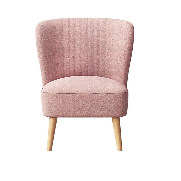 Кресло Шведский Стандарт Унельма Malmo 61 розовое UNECHA MA61 Фото № 2