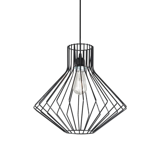 Подвесной светильник Ideal Lux Ampolla-4 SP1 Nero 167497 Фото № 1