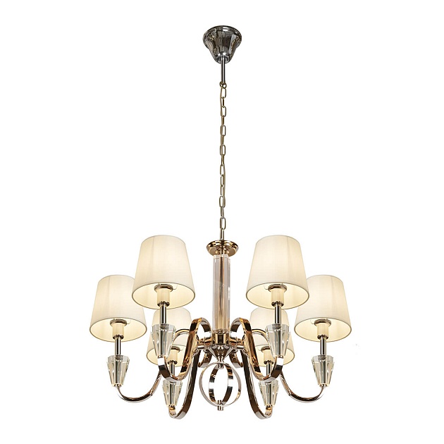 Подвесная люстра iLamp Alesti P2424-6 Nickel Фото № 4