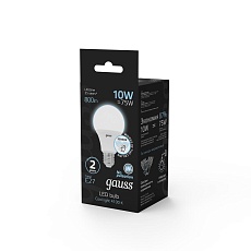 Лампа светодиодная Gauss LED A60 E27 10W 4100K матовая 102502210 2