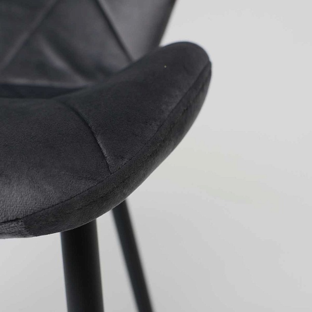 Кухонный стул AksHome Congo темно-серый, велюр 90024 Фото № 5