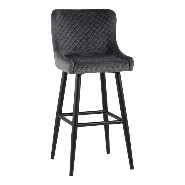 Барный стул Stool Group Ститч MC15B Velvet HLR-21 Dual Фото № 1