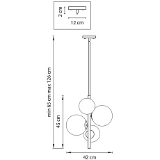 Подвесная люстра Lightstar Croco 815043 2