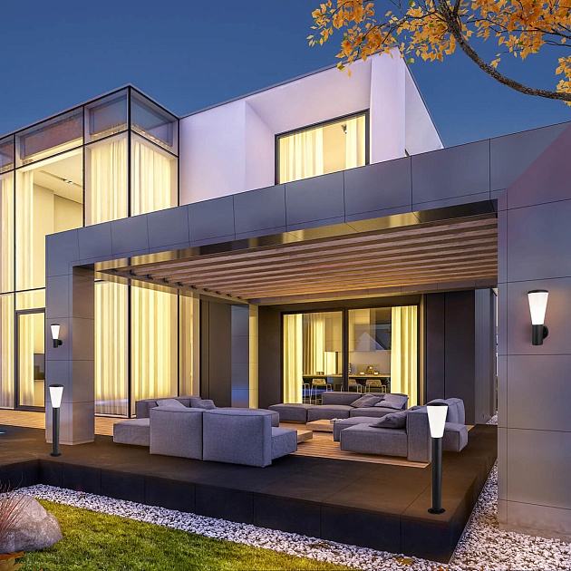 Уличный светильник Elektrostandard 1417 Techno серый a049714 Фото № 5